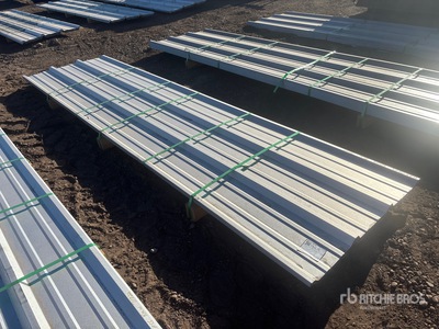 Quantity of (50) 2025 Kit Containers Steel R Panel 12ft