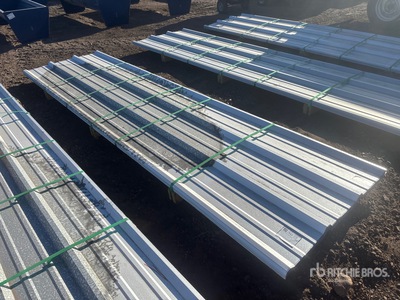 Quantity of (50) 2025 Kit Containers Steel R Panel 12ft