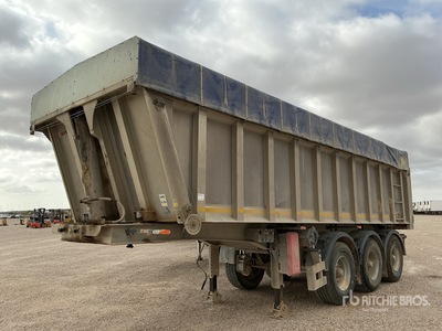 2014 Lecinena LEC BOP 24AL Tri/A End Dump Trailer