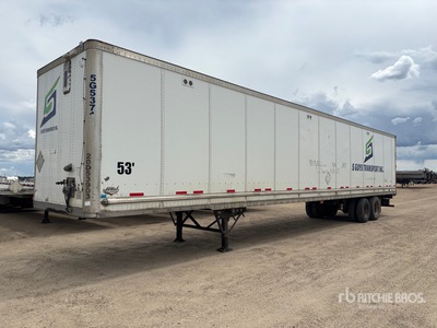 2008 Wabash 53 ft x 102 in T/A Van Trailer