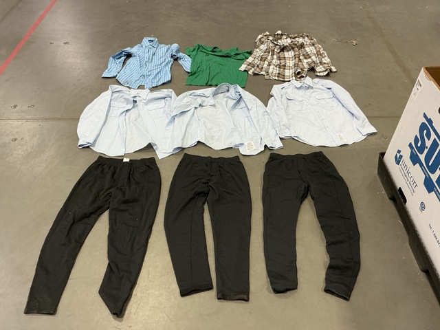 (4) Pairs of Trousers, (8) Men's Shirts & Assorted Items