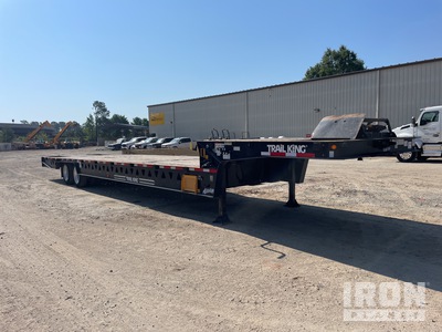 2018 Trail King TK80HT 47 ft T/A Remolque con Rampa Abatible Hidráulica