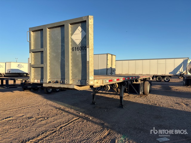 2017 Hyundai FC2366122-AF 68000 lb 36 ft T/A Flatbed Trailer