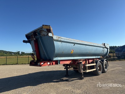 2005 LOUAULT SR2LA T/A Rollback Semi-Remorque Benne 2 Essieux Hinterkipper