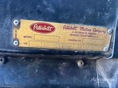 1992 Peterbilt 379 T/A Day Cab Truck Tractor