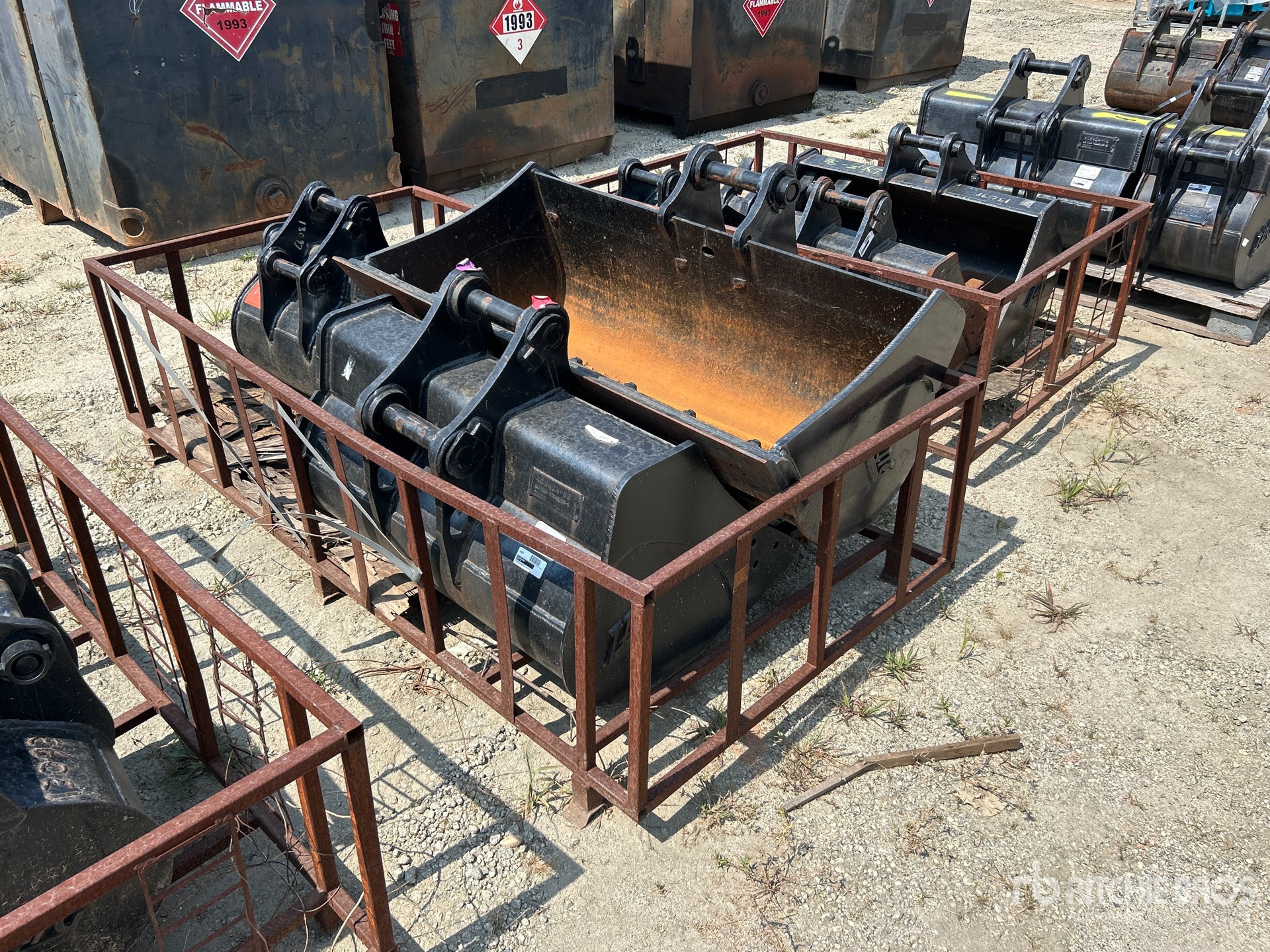 Quantity of (3) 48in, 36in Ditching & 24in Digging Excavator Bucket - Fits Yanmar