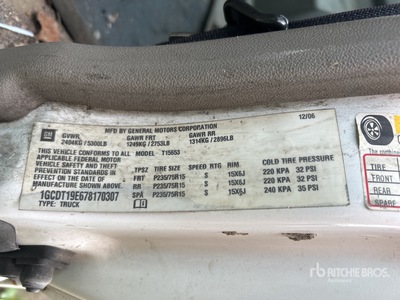 2007 Chevrolet Colorado 4x4 Extended Cab بيك اب (Inoperable)