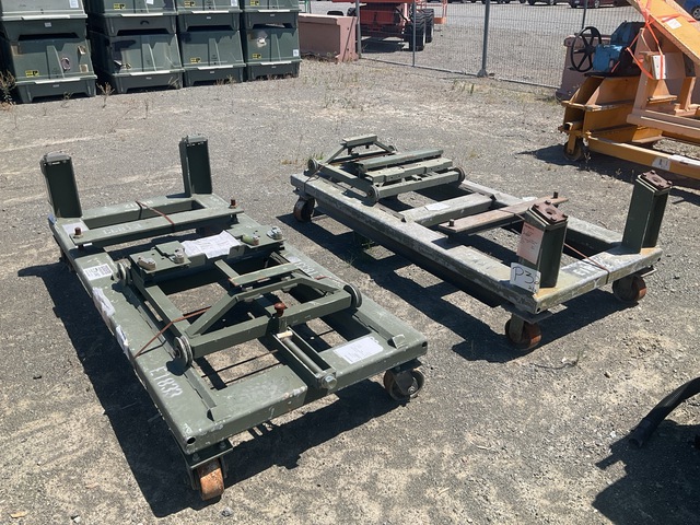 (2) Automotive Engine Maintenance Stands