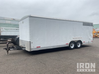 2007 Wells Industries EW2424W T/A Enclosed Trailer