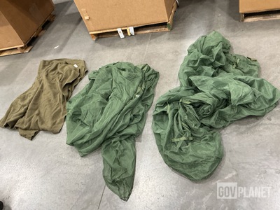 (91) Wool Blankets, (171) Insect Net Protectors & (5) Wet Weather Poncho Liners