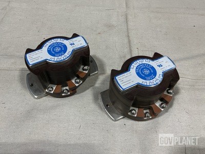 (2) GE 9L10MAS001 Electrical Arresters