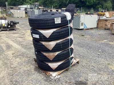 (5) Firestone 11R22.5 Tires w/Wheels
