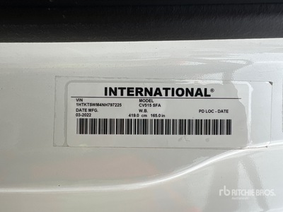 2022 International CV515 CV515 Lube Truck