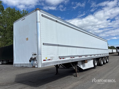 2014 Manac 53 ft x 102 in Quad/A Van Trailer