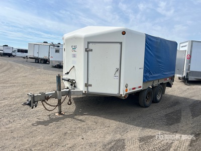 2007 J & L 14 ft T/A Enclosed Trailer