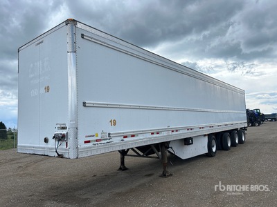 2014 Manac 53 ft x 102 in Quad/A Van Trailer