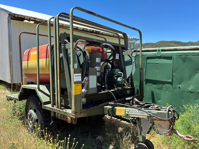 1984 D&S Manufacturing M103-A3 S/A Off Road Fuel Trailer