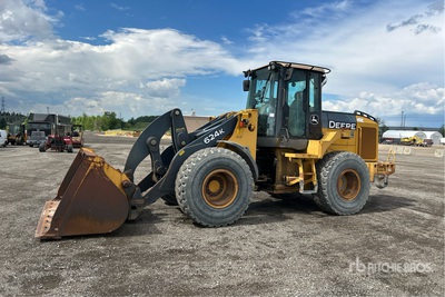 2009 John Deere 624K Pala gommata