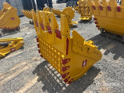 2026 HW BKT32048SKEL 48 in Skeleton エクスカベーター用バケット - Fits Cat 320 (Unused)