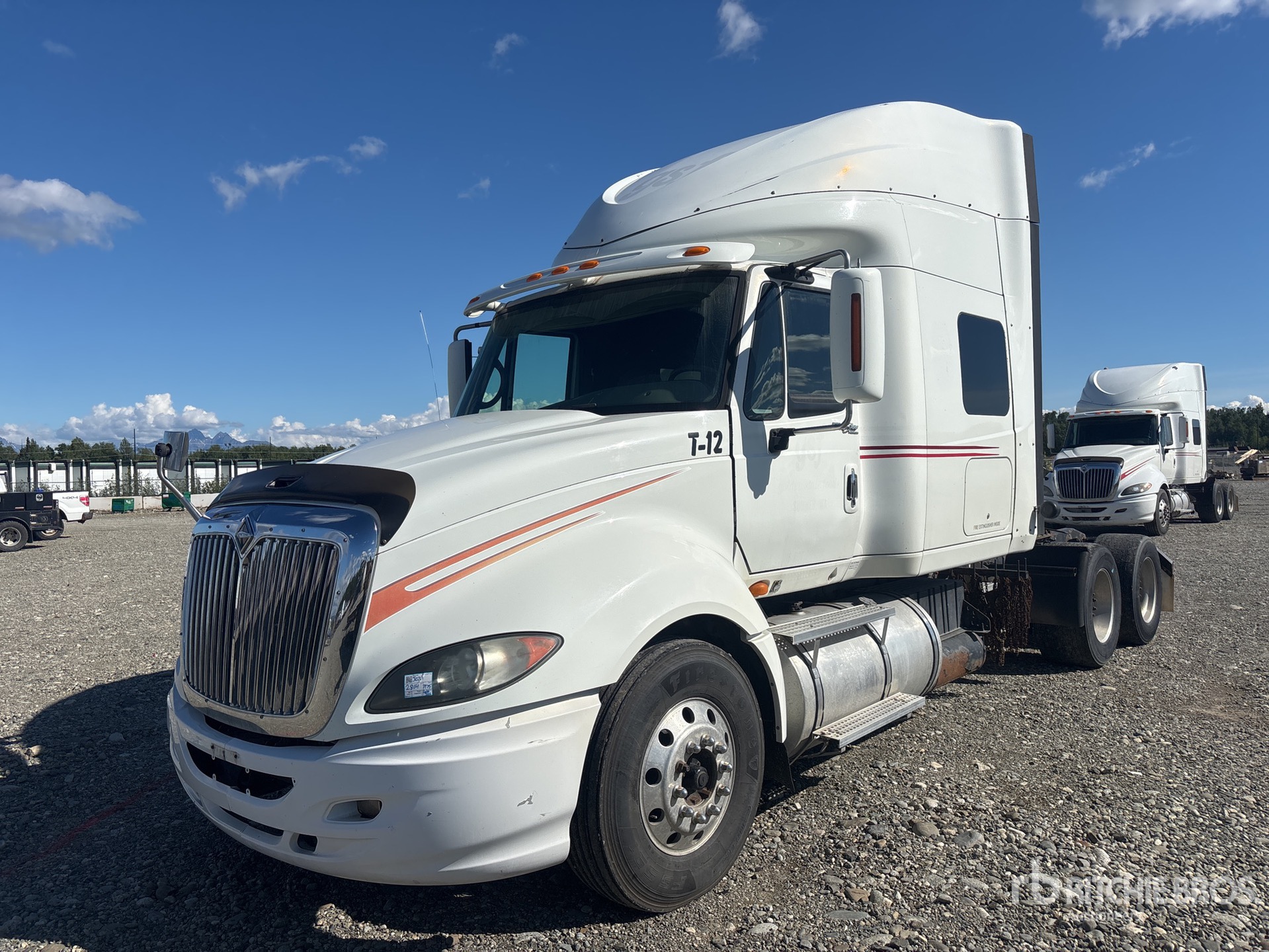 2009 International LF627 6x4 T/A Sleeper Truck Tractor