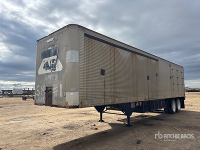 1968 Trailmobile 48 ft x 102 in T/A Tool Crib Van Trailer