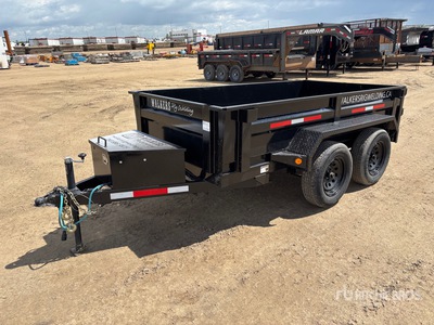 2026 Walker Rig Welding 10 ft T/A Remolque Ligero de Volteo
