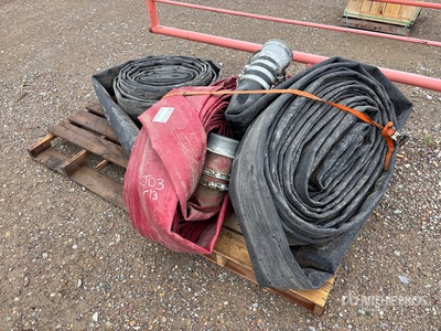 Quantity of (4) Lay-flat Hoses