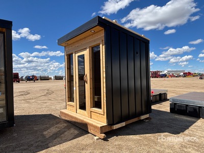 2026 LUX 8 Ft x 7 Ft Skid Mounted 5-Person Sauna (Unused)