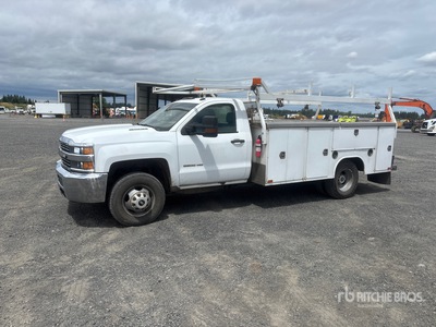2016 Chevrolet Silverado 3500 4x4 Utility Truck