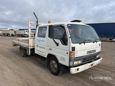1997 Mazda T4000 4x2 Crew Cab Flatbed Truck
