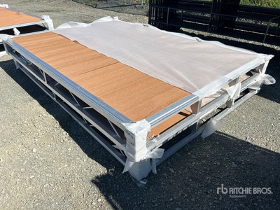 Quantity of (2) 2026 BYT BDF6 6 ft x 8 ft Aluminum Boat Dock Section Kits (Unused)