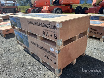 2025 AGR-MS2642 All Vertical Metal Garage Building Shed (Unused)