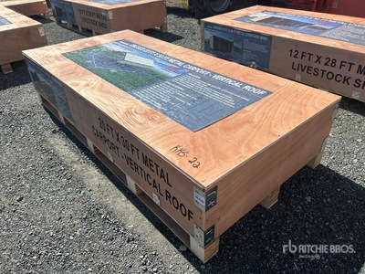 2025 AGR-MC2030 20 ft x 30 ft Steel Carport (Unused)