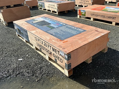 2025 AGR-LS1220 20 ft x 12 ft Metal Schuilplaats voor vee (Unused)