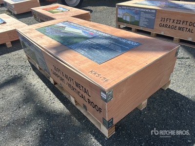 2025 AGR-MC2040 20 ft x 40 ft Steel Carport (Unused)