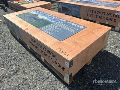 2025 AGR-MC2030 20 ft x 30 ft Steel Carport (Unused)