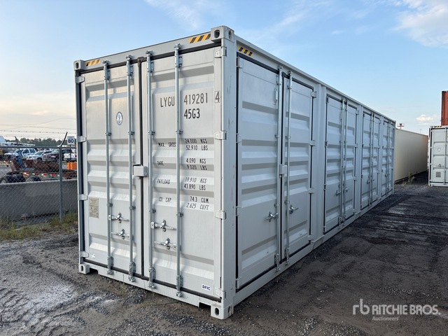 2026 40 ft High Cube Multi-Door Storage Container
