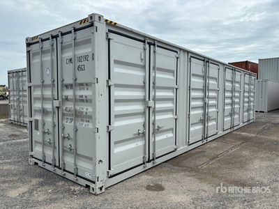 2026 40 ft High Cube Multi-Door Storage Container
