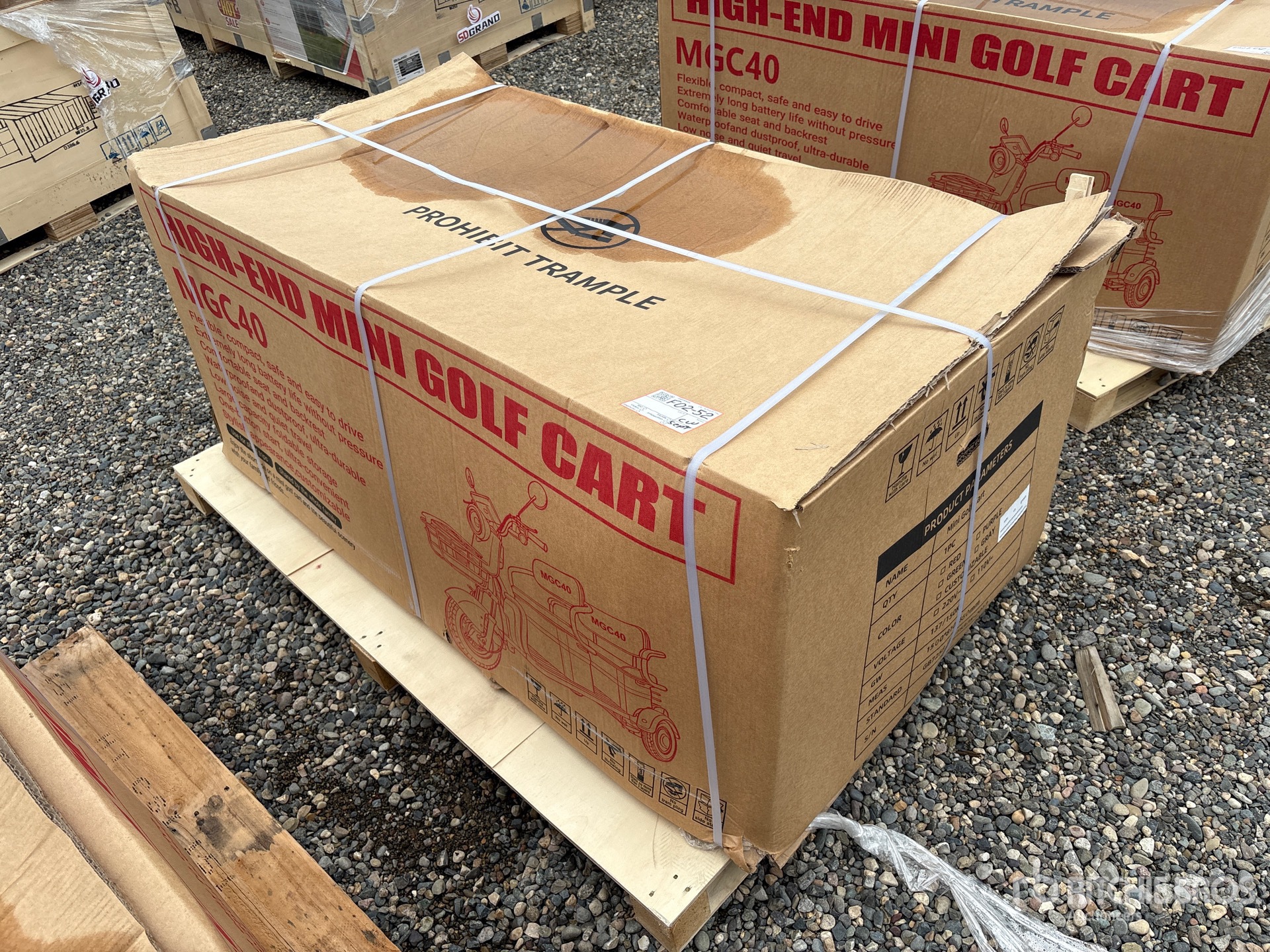 2026 MGC40-GREEN(Volcano Gray) 3 TT E-Trike Mini Scooter (Unused)