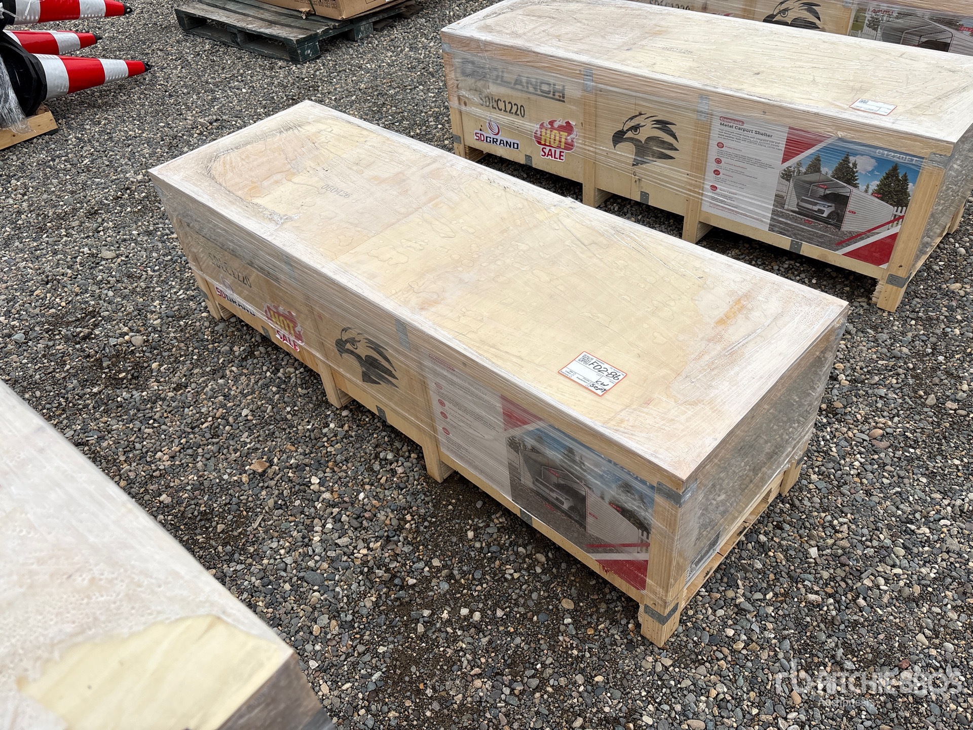 2026 SDLC1220 12 ft x 20 ft Carport (Unused)