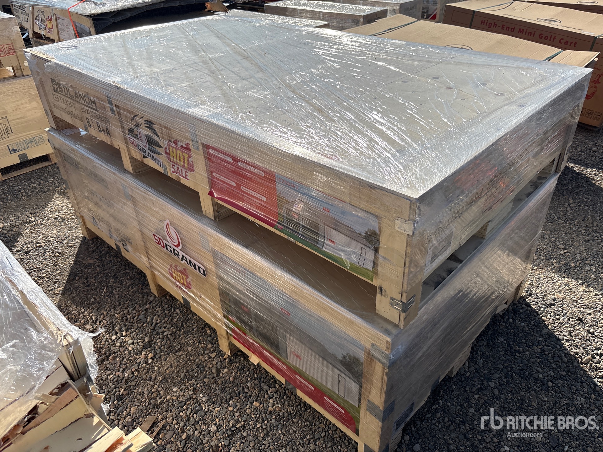 2026 SDL2533DGMS Double Garage Metal Shed (Unused)