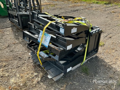 Quantity of (6) Pallets of 2026 Mower King SA 48 in Skid Steer Forks (Unused)