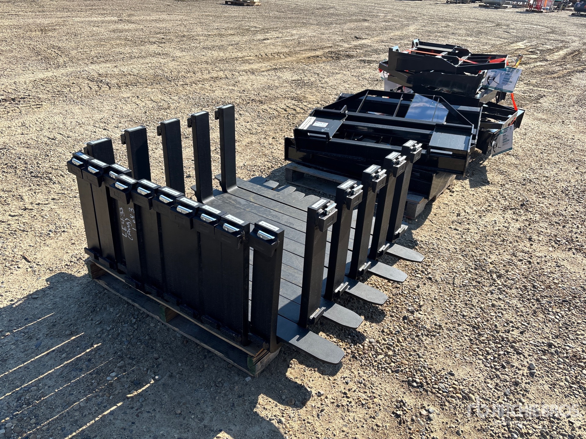 Quantity of (10) 2026 Mower King SA Skid Steer Forks (Unused)