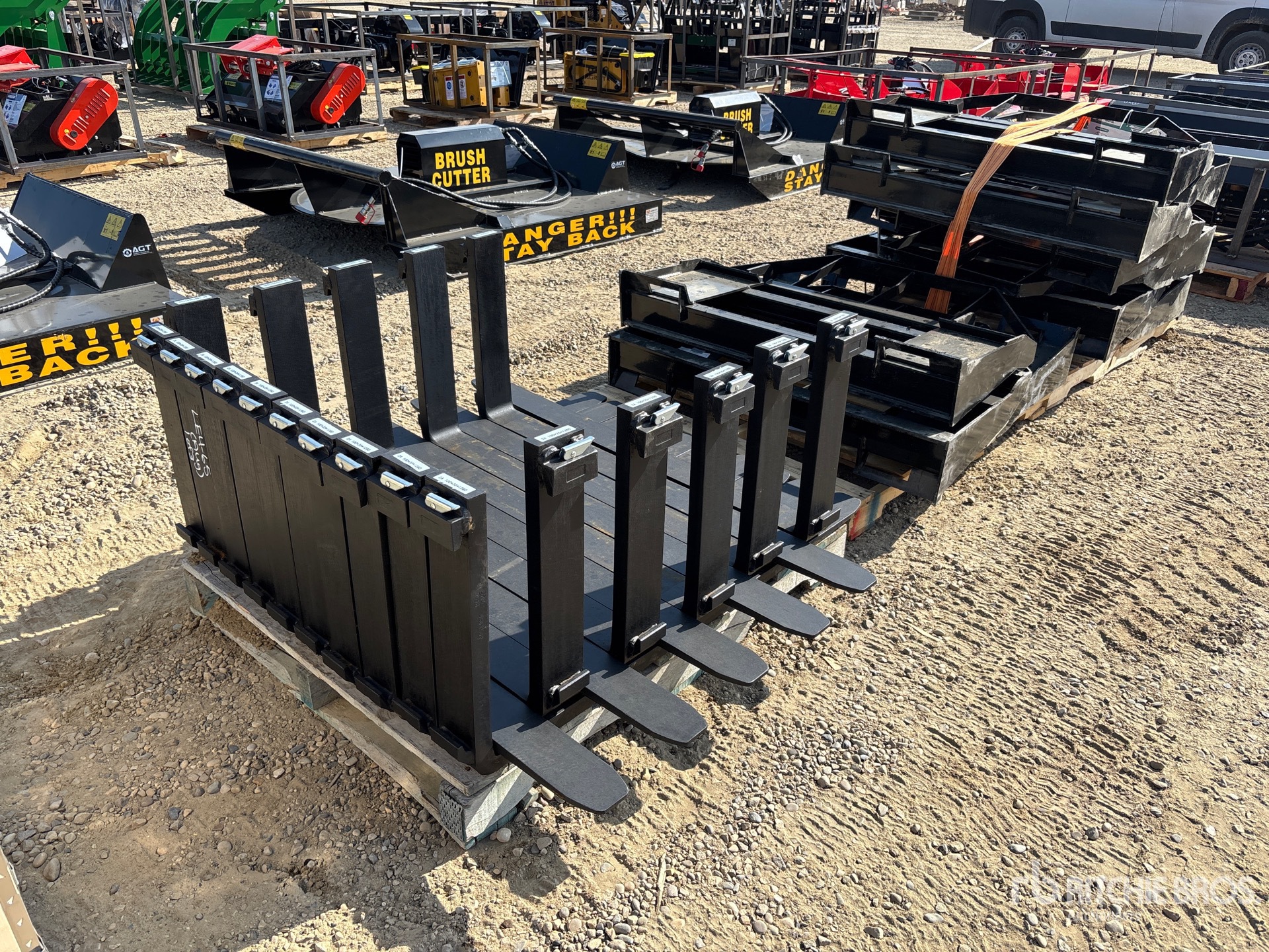 Quantity of (10) 2026 Mower King SA 48 in Skid Steer Forks (Unused)