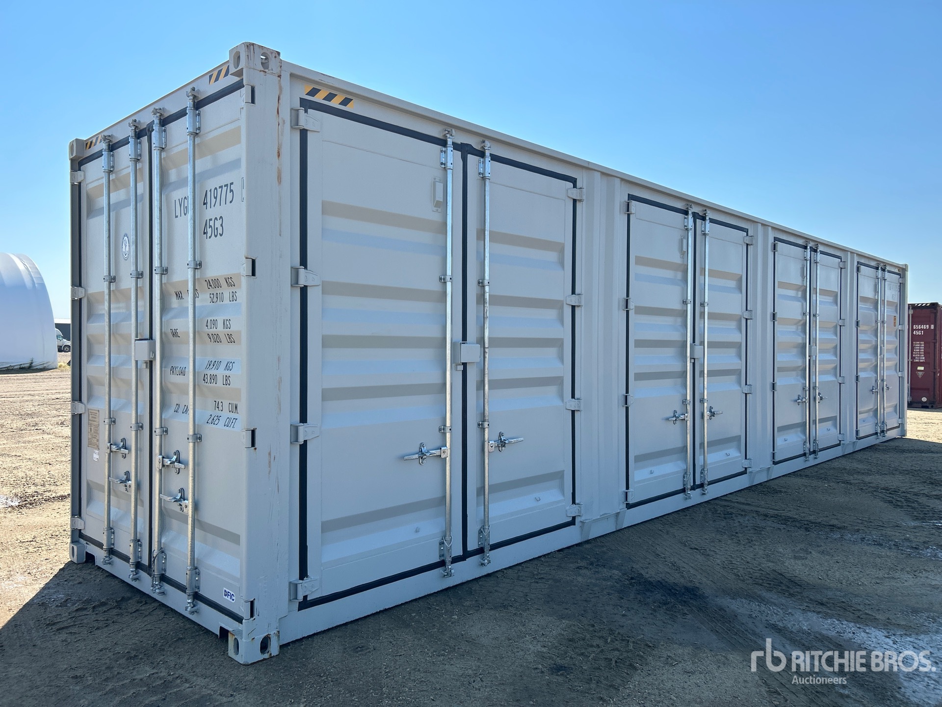 2026 40 ft High Cube Multi-Door Storage Container