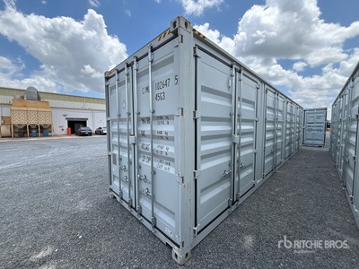 2026 40 ft High Cube Multi-Door Storage Container