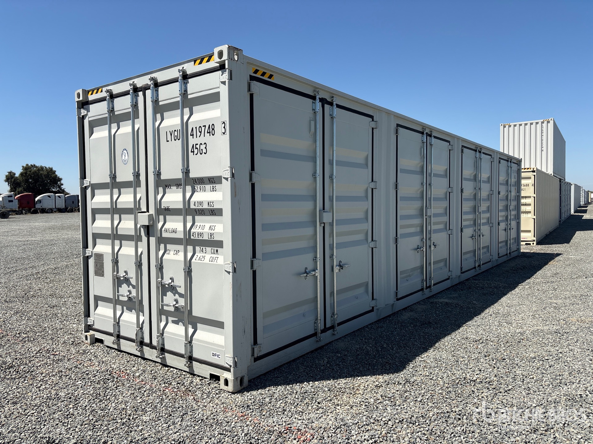 2026 40 ft High Cube Multi-Door Storage Container