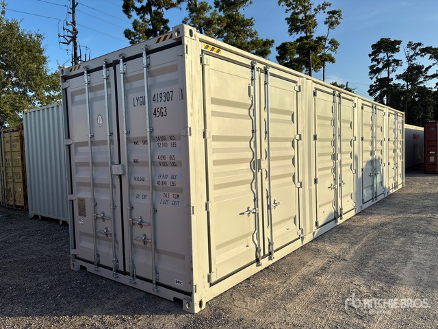2026 40 ft High Cube Multi-Door Storage Container
