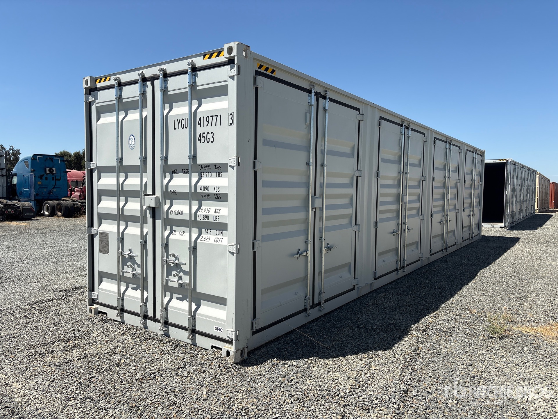 2026 40 ft High Cube Multi-Door Storage Container