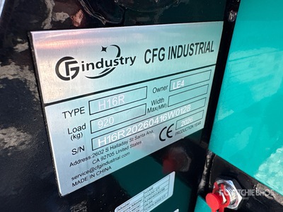 2026 CFG H16R Mini Excavadora (Unused)